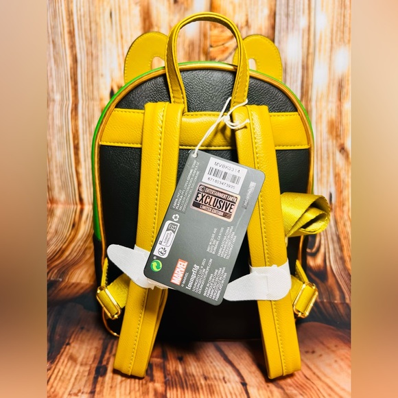 Avengers Loki with Scepter Pop! by Loungefly Mini-Backpack - Picture 13 of 15